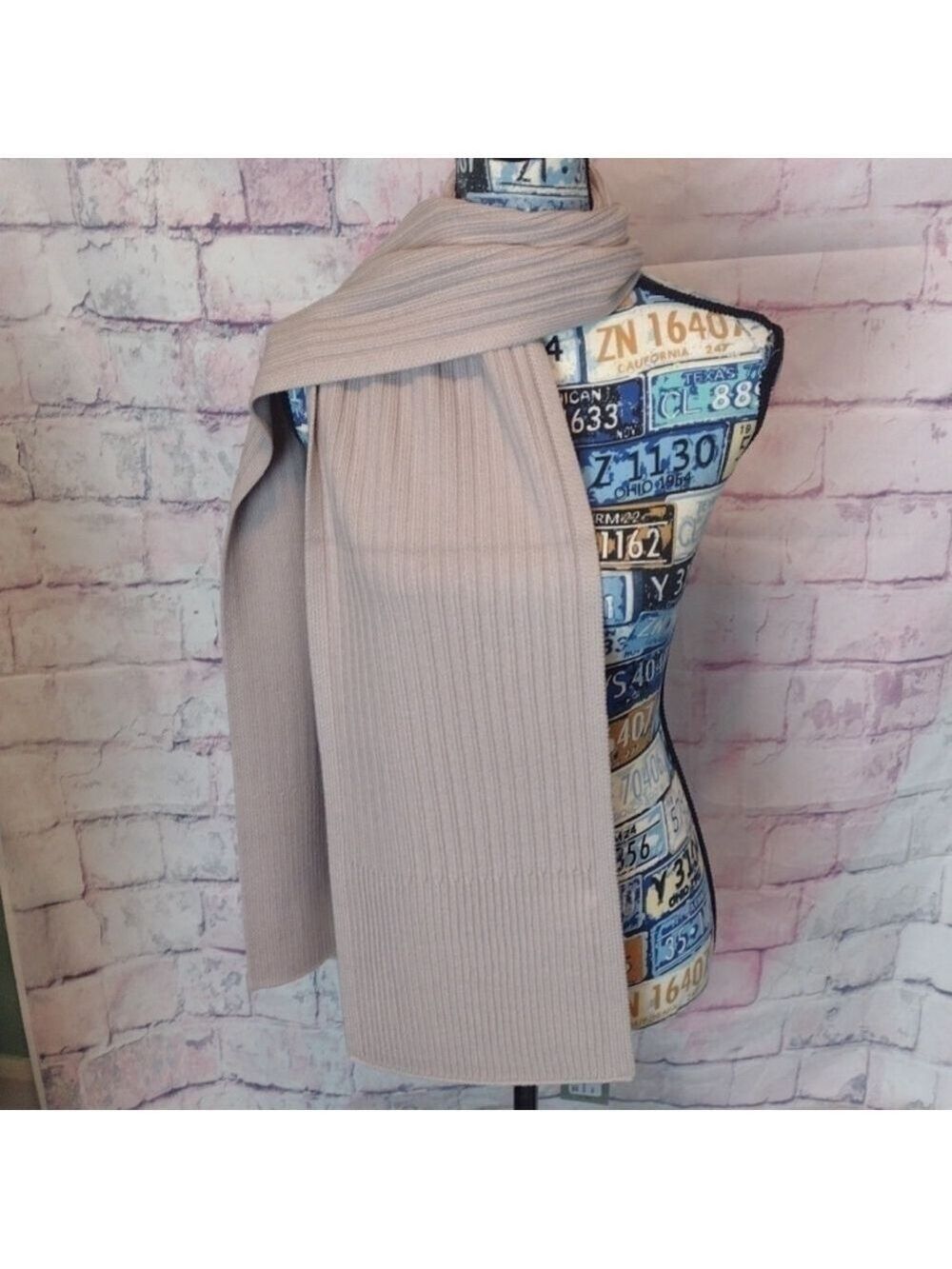 All SAINTS - women's  blush rib mix scarf